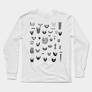 Beard collage Long Sleeve T-Shirt